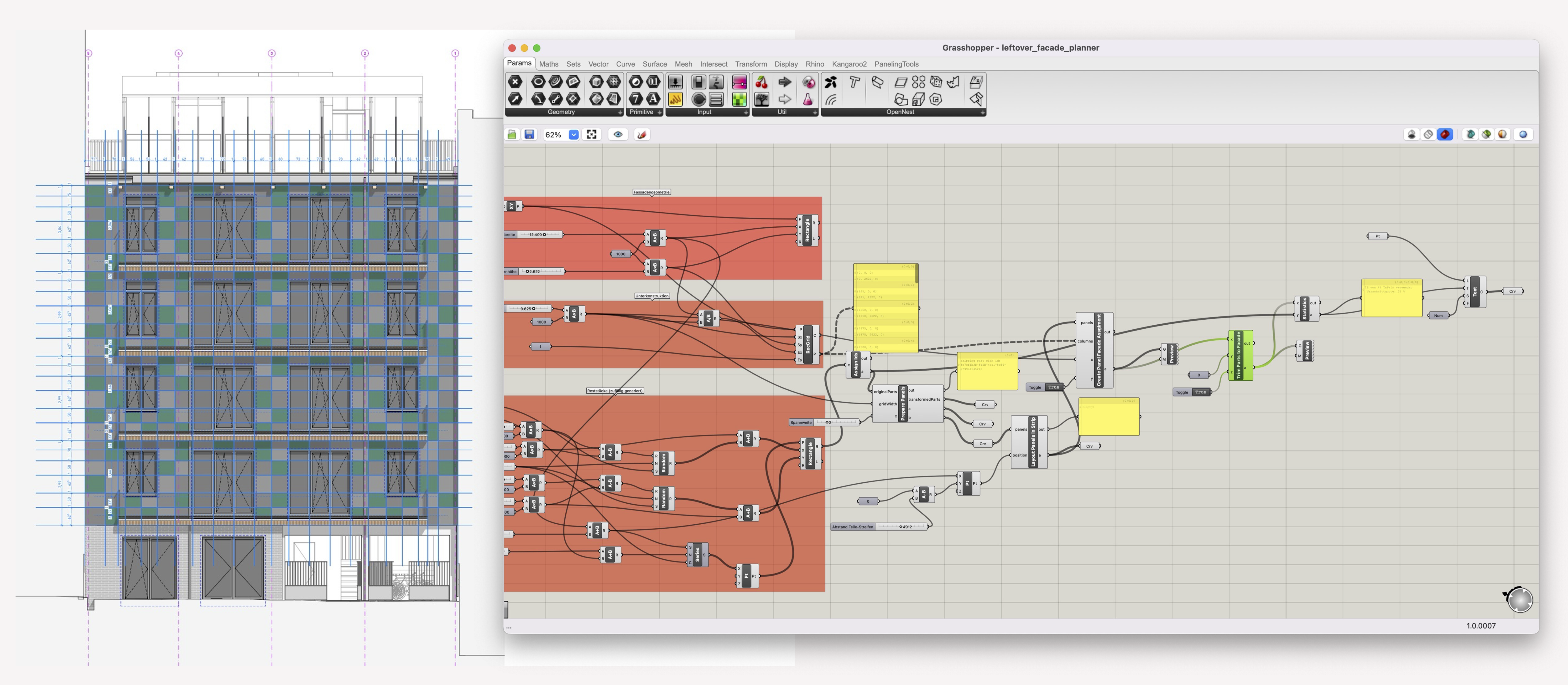Screenshot of digtial toolset